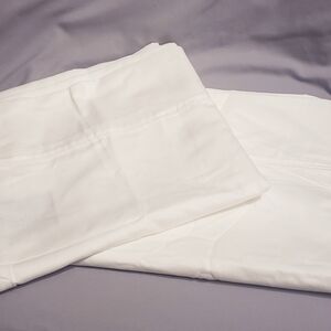 Kirkland Signature Pima Cotton King Two Pillowcases 680 TC White